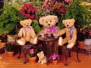 Teddy Bear Family Wallpaper