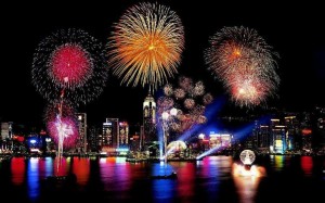 Beautiful Fireworks HD Wallpaper