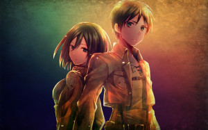 Eren and Mikasa Ackerman Wallpaper