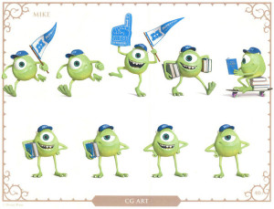 Monsters University Mike Wallpaper Background