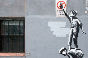 Cool Banksy Graffiti Wallpaper
