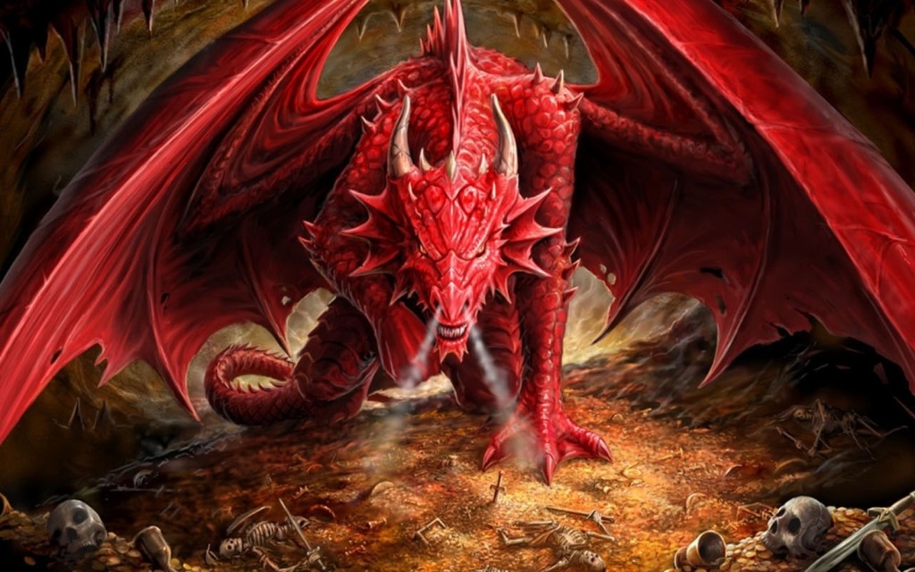 Red Dragon Wallpaper For Notebook