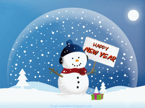 Gif Animated New Year 2014 Wallpaper