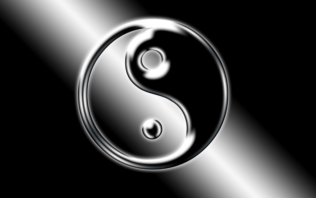 Yin Yang Logo Wallpaper