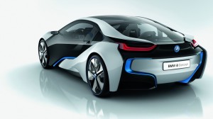 BMW i8 Concept Back View Pictures
