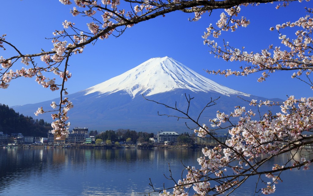 Fuji Mountain Background Wallpaper