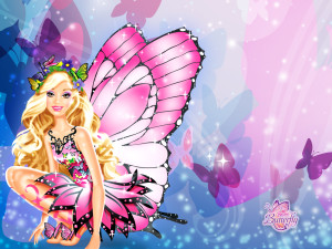 Barbie Butterfly Picture Wallpaper