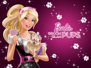 Barbie Groom & Glam Pups - barbie