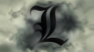 Death Note L Logo Wallpaper 04