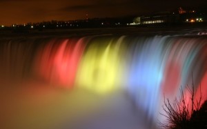 Niagara Falls Night HD Wallpaper