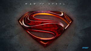 Superman Man Of Steel Background Wallpaper