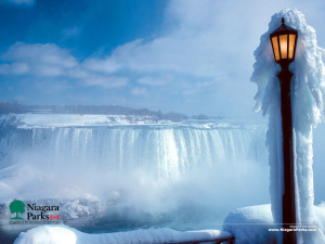 Winter Niagara Falls Wallpaper