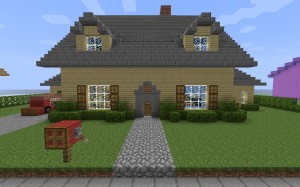 Minecraft House HD Wallpaper Picture