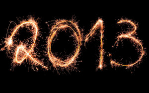 New Year 2013 Fireworks HD Wallpaper