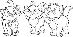 Cats Animal Coloring Pictures