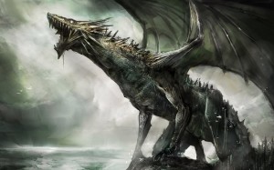 Dark Dragon Background Wallpaper For Desktop