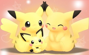 Pokemon Pikachu Family Wallpaper