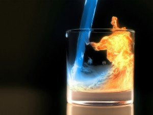 Burned Alcohol HD Wallpaper
