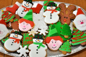Cute Christmas Cookies Wallpaper HD