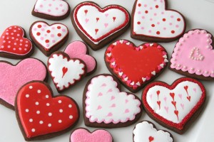 Love Cookies Chocolate valentine Wallpaper