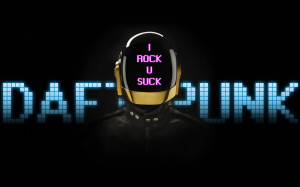 Coll Daft Punk Faces Wallpaper
