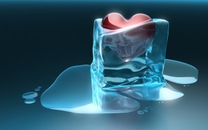 3D Heart Ice Wallpaper HD