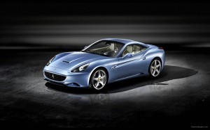 Blue Ferrari California Cars Wallpaper HD