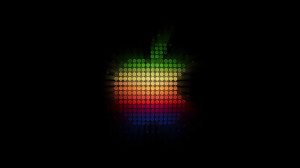 Colorfull Rainbow Apple Background