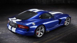 Blue Dodge SRT Viper GTS Wallpaper HD